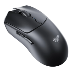 Aula SC580X Lightweight PAW3311 Sensör 10000 DPI 1000Hz Kablolu ve Kablosuz Gaming Oyuncu Mouse Siyah