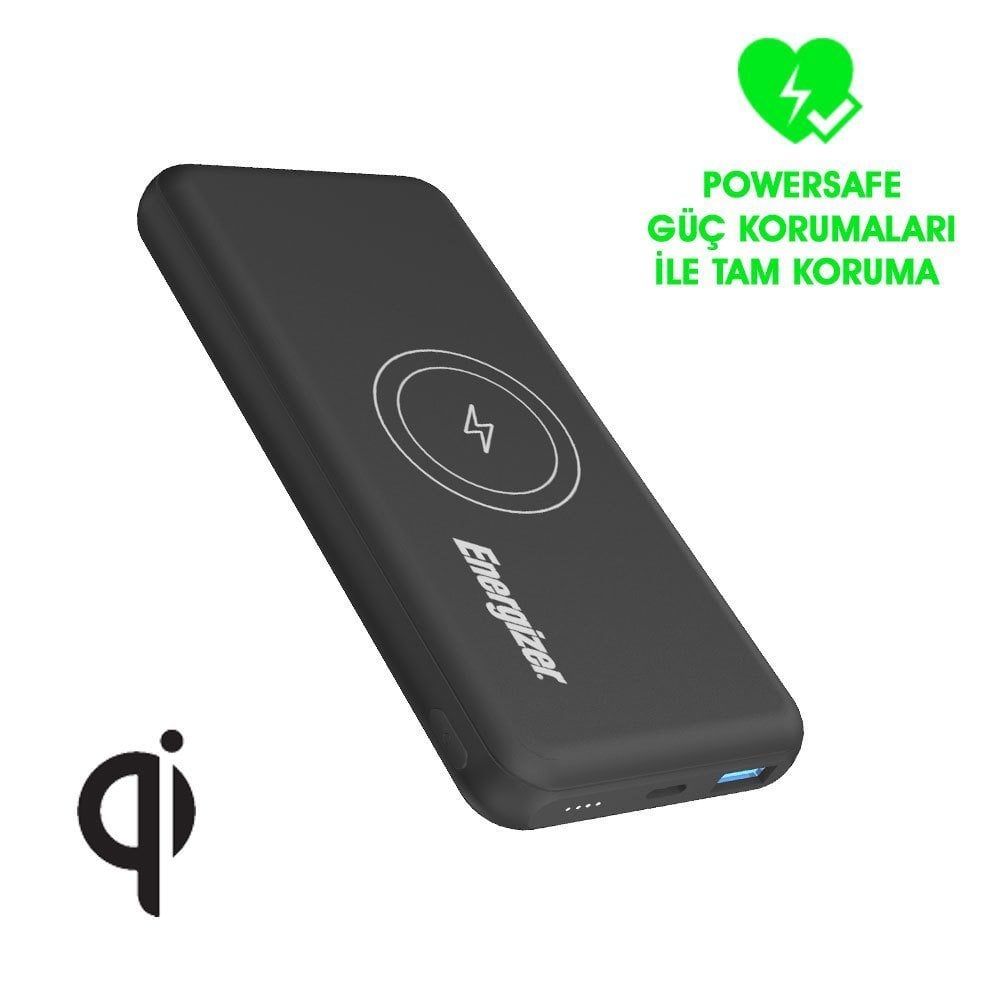 Energizer Ultimate QE10007PQ 10000mAh Dual Input/Output Kablosuz Ultra Hızlı Taşınabilir Şarj Cihazı