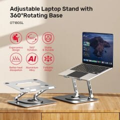 UNITEK 360D METAL 10-16' NOTEBOOK STAND (OT180SL)