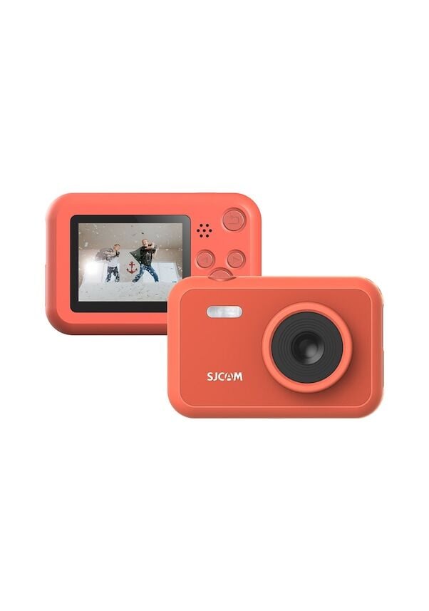 SJCAM FunCam Çocuk Kamerası Kırmızı - Çocuklar için Fotoğraf Makinesi 1080p 12MP