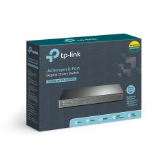 TP-LINK T1500G-8T 8PORT GIGABIT SMART SWITCH(TL-SG2008)