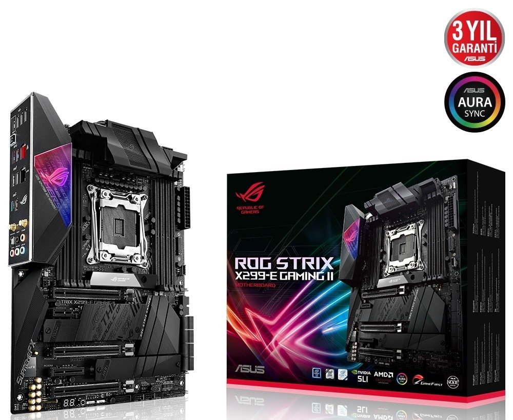 ASUS ROG STRİX X299-E II GAMİNG INTEL X299 SOKET 2066