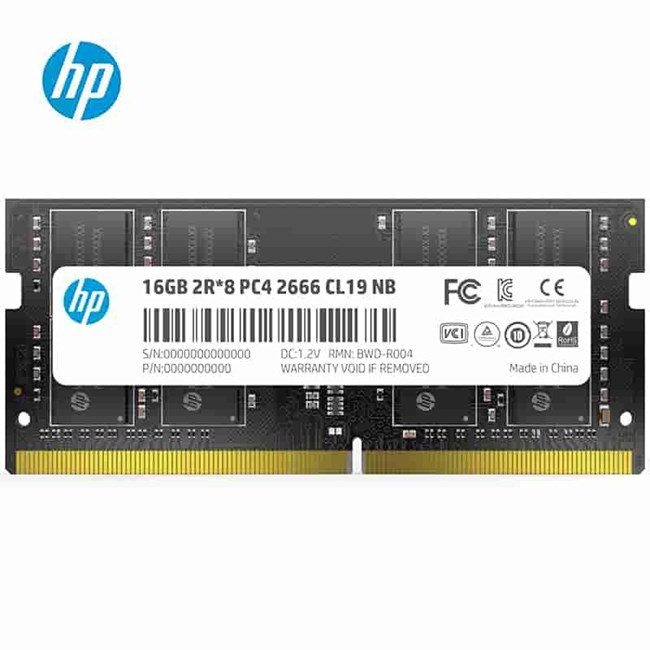 HP 16GB SoDIMM DDR4 2666MHz S1 CL19 7EH99AA