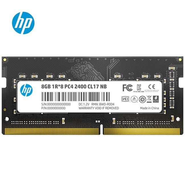 HP 8GB SoDIMM DDR4 2666MHz S1 CL19 7EH98AA