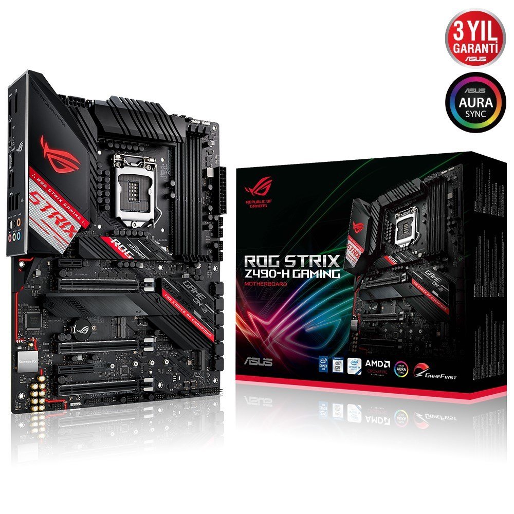 Asus Rog Strix Z490-H Gaming 1200P Hdmi Dp