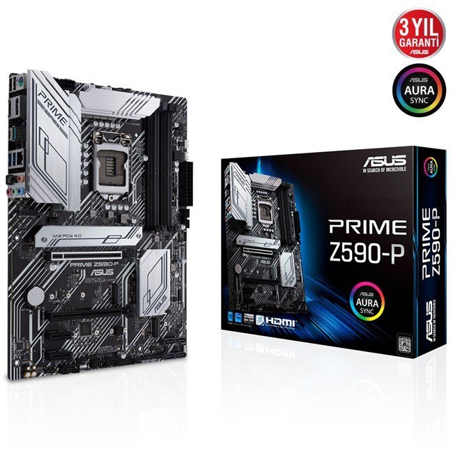 Asus Prime Z590-P 1200P Wifi Hdmi Dp Usb3.2