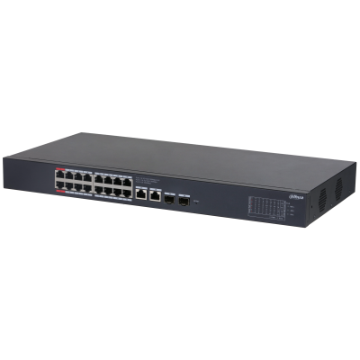 DAHUA CS4220-16GT-135 16 PORT 16XGE-2XGE-2XGE/SFP YÖNETİLEBİLİR 135W POE SWİTCH