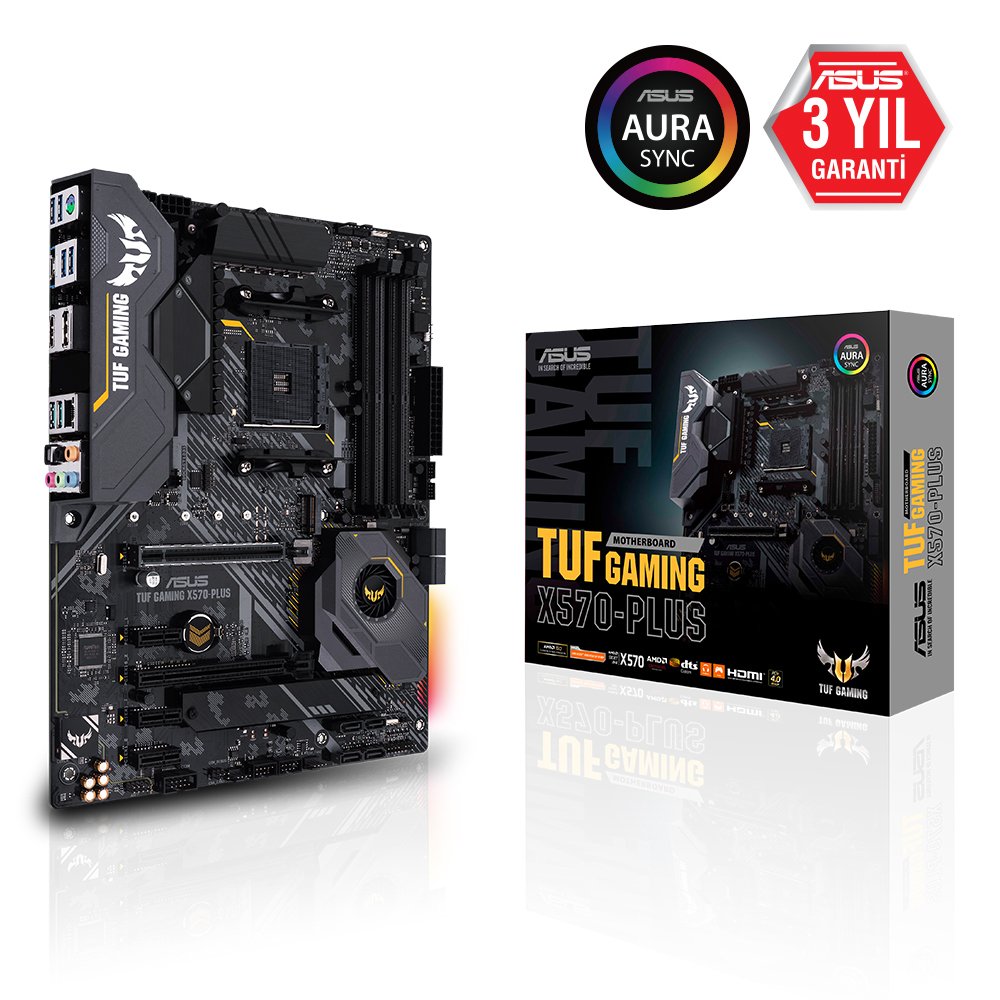 ASUS TUF GAMING X570-PLUS DDR4 RGB M.2 AM4