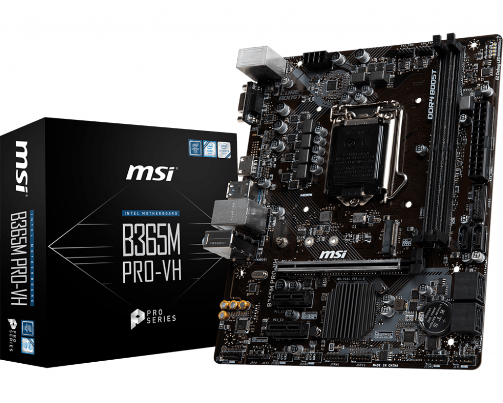 MSI B365M PRO-VH DDR4 2666 HDMI M.2 USB3.1 1151p