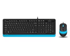 A4-Tech F1010 Mavi USB Klavye Mouse Set - MM
