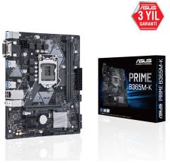 ASUS PRIME B365M-K DDR4 DVI HDMI USB3.1 mATX 1151