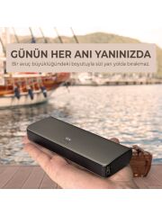 Bix PB203 20000mAh SCP 22.5W USB Çift Çıkışlı Dijital Ekranlı Portatif Powerbank Gri