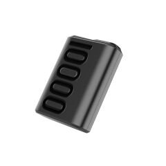 Bix TPB15 10000mAh PD 20W USB-C ve USB-A QC 3.0 Çift Portlu 22.5W Süper Hızlı Şarj Destekli ve Dijital Ekranlı Mini Powerbank Siyah