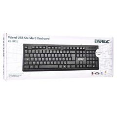 Everest KB-871U Siyah USB French/Arabic