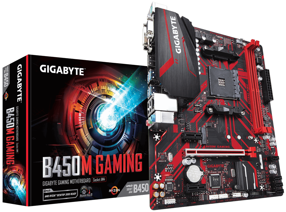 GIGABYTE B450M GAMING DDR4 RGB M.2 ATX AM4