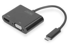 Digitus DA-70858 USB Type-C to HDMI-VGA Çevirici