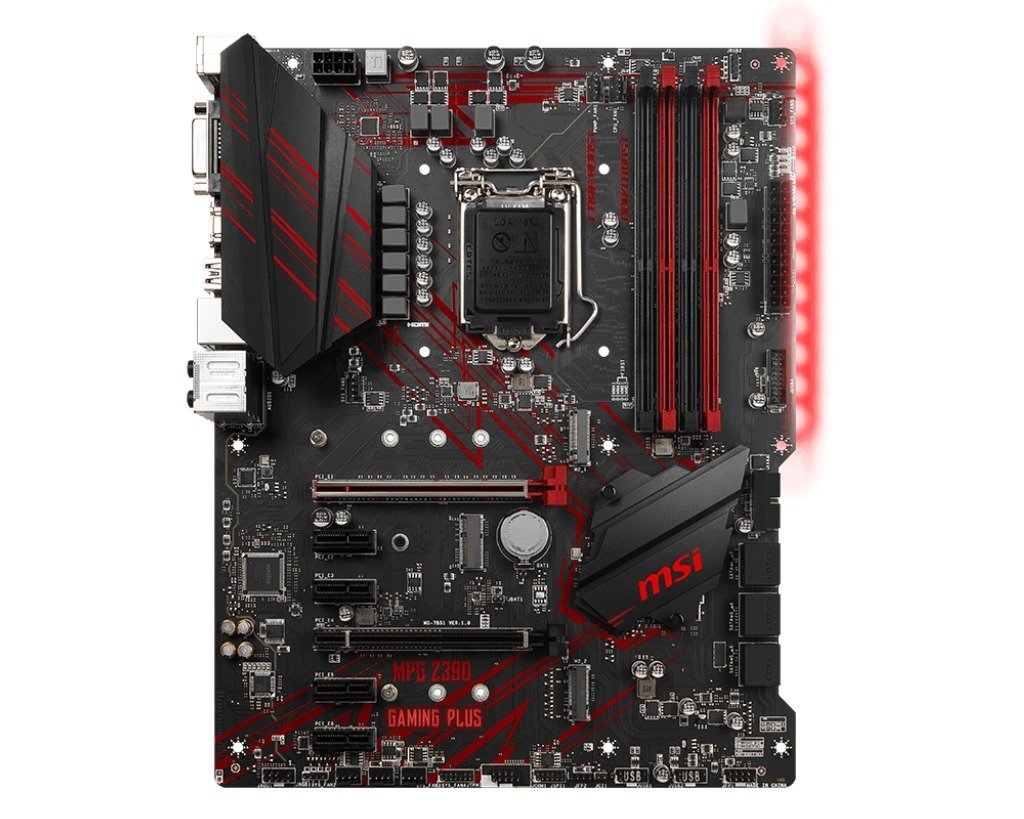 MSI Z390 GAMING PLUS HDMI DVI M.2 USB3.1 ATX 1151