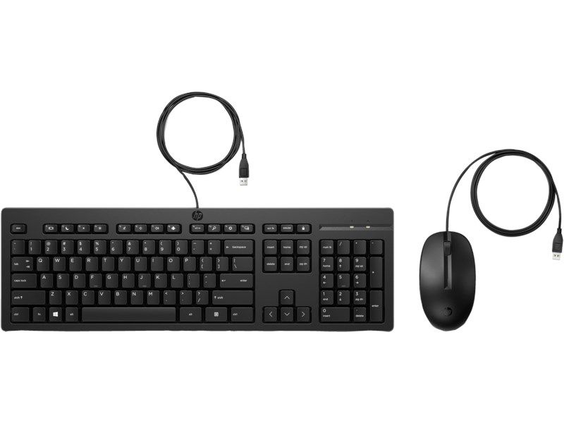HP 225 Kablolu Set Klavye  Mouse Siyah 286J4AA