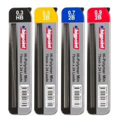 Bigpoint Kalem Ucu 0.5mm HB 75mm 24'lü Tüp 12'li Kutu