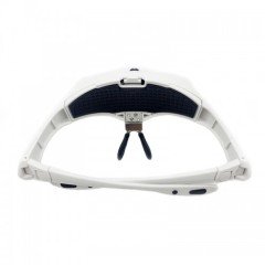 5 Lensli 2 Led Işıklı Ayarlanabilir Gözlük Tipi Büyüteç - 1.0X - 3.5X Zoom - Üstün Kalite