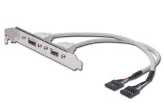 Digitus AK-300301-002-E IDC-2xUSB2.0 0.25m Çevirci
