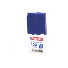Bigpoint Kalem Ucu 0.7mm 2B 120'li Tüp Koyu Mavi 12'li Kutu