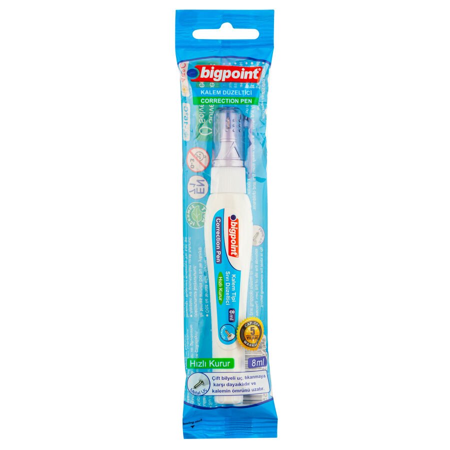 Bigpoint Kalem Tipi Sıvı Silici 8 ml Blister 12'li Kutu