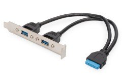 Digitus AK-300306-002-S IDC 20Pin-2xUSB3.0 Çevirci