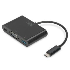 Digitus DA-70854 USB Type-C-VGA/USB3.0/Type-C