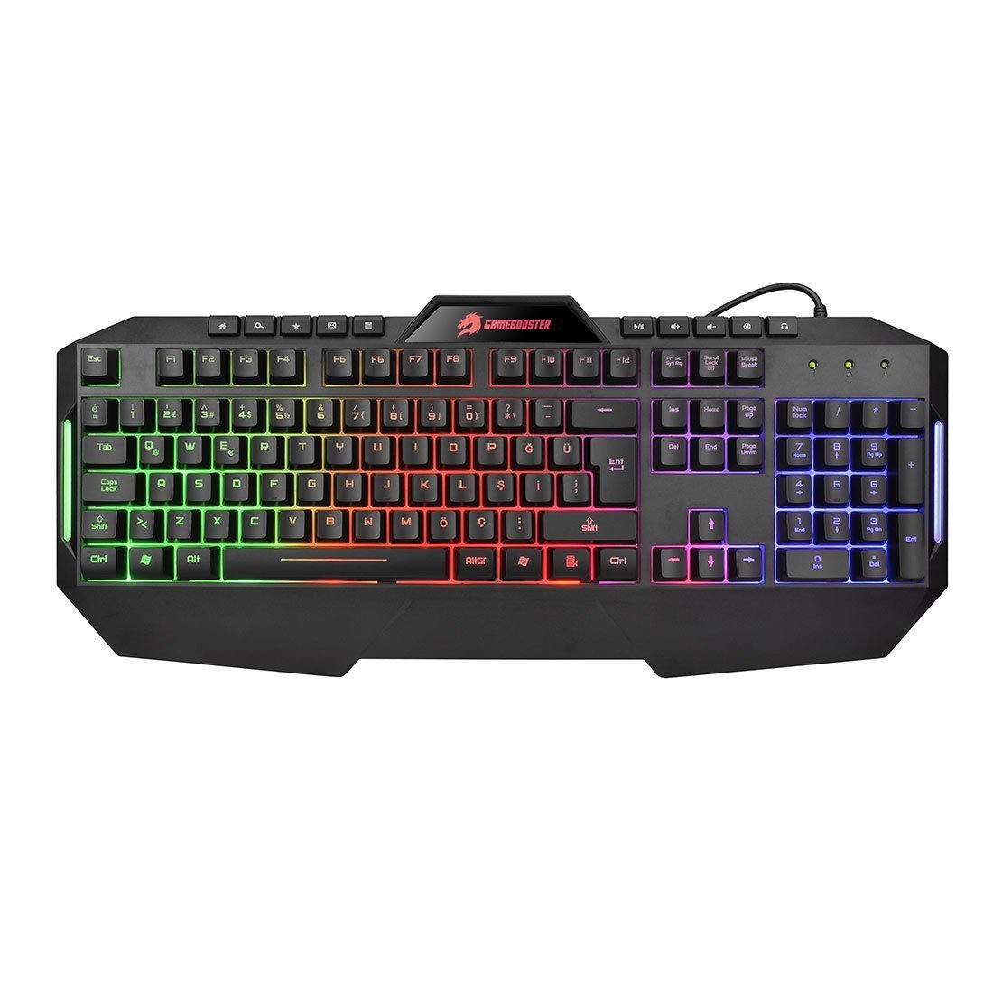 GameBooster G59K Frontier Rainbow Aydınlatmalı Membrane Oyun Klavyesi