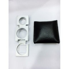 20 mm Büyüteç Lup Dokumacı Büyüteci Full Çelik Katlanabilir TH9007A