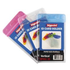 Bigpoint Korumalı Kart Poşeti Dikey Kırmızı 55x85mm 10'lu Poşet