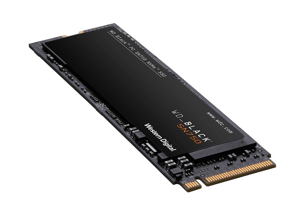 WD 2TB Black SN750 M.2 NVMe 3400/2900 WDS200T3X0C