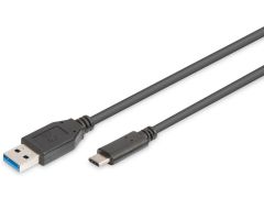 Digitus AK-300136-010-S TypeC - USB3.0 Kablo (1m)