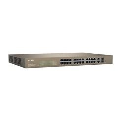 TENDA TEF1226P 24 PORT 10/100 24 PORT POE WEB YÖNETİLEBİLİR SWITCH 2GE+2SFP (440W)