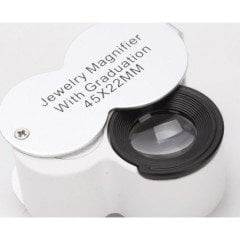 Yüksek Kalite 45X22 Ledli Büyüteç No:9583
