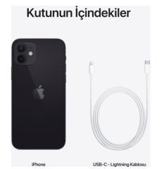 APPLE İPHONE 12 128GB MGJA3TU/A SİYAH (DİST)