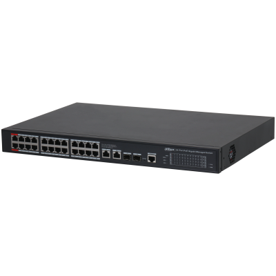 DAHUA S4228-24GT-360 24 PORT 24XGE-2XGE-2XGE/SFP YÖNETİLEBİLİR 360W POE SWİTCH