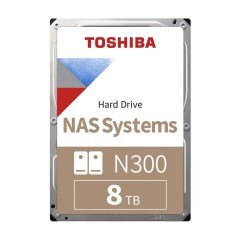 Toshiba 8TB N300 7200 128MB 7/24 Nas HDWG180UZSVA