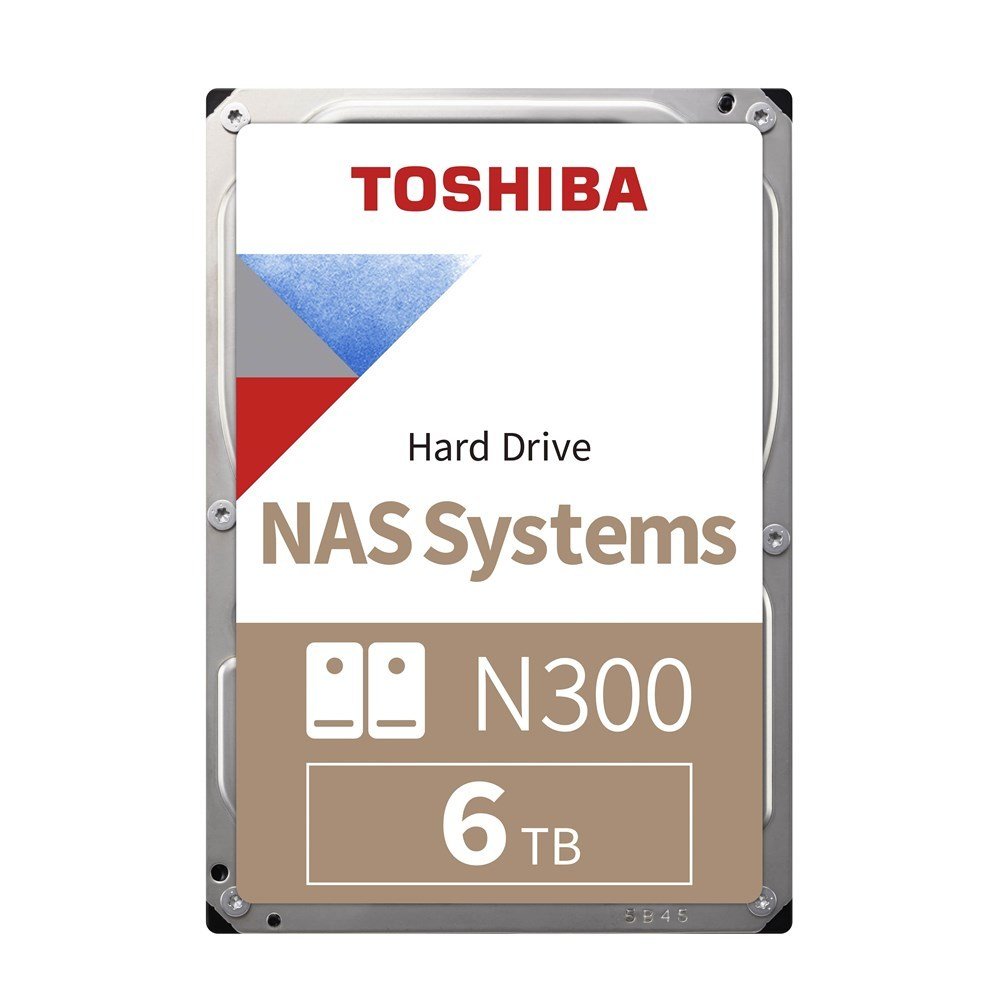 Toshiba 6TB N300 7200 128MB 7/24 Nas HDWG160UZSVA