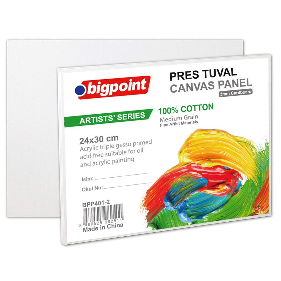 Bigpoint Artists' Pres Tuval 24x30cm x 4 Adet