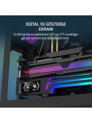 Gamepower HeatSync Beyaz ARGB Ekran Kartı Desteği