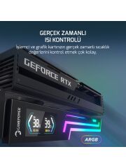 Gamepower HeatSync Beyaz ARGB Ekran Kartı Desteği