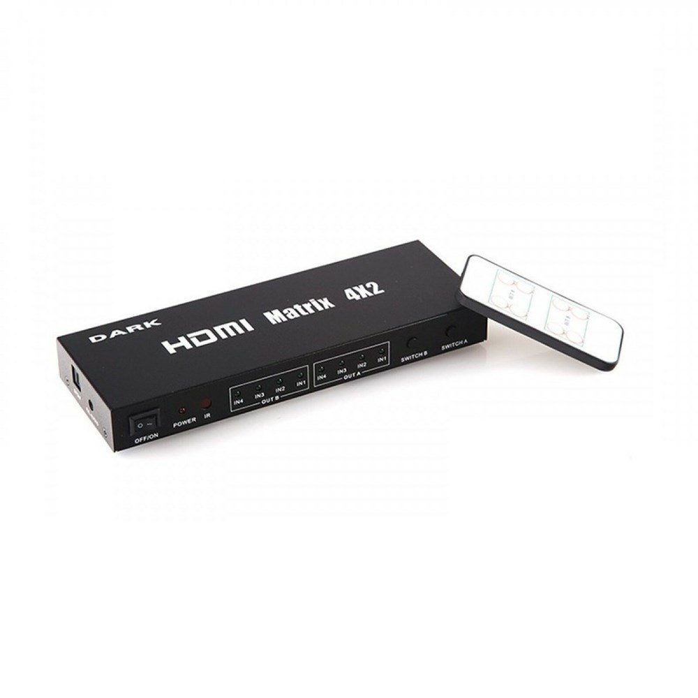 Dark DK-HD-SW4X2 Full HD HDMI Switch (Seçici)