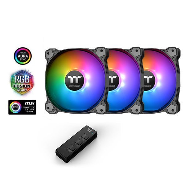 Thermaltake Pure 14 ARGB  Adreslenebilir RGB Ledli 3x140mm Fan + Kontrolcülü Kasa Fanı Kiti
