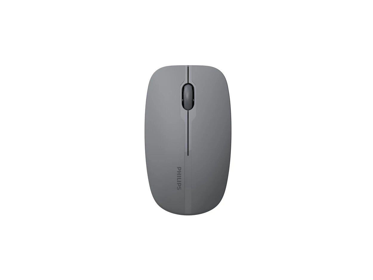Philips SPK7418G/38 Dual Mod 2.4 GHz + Bluetooth 1600DPI 3 Tuşlu Sessiz Optik Mouse Gri