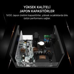 James Donkey JDP1050 APFC 12CM 1050W Bronze 80+ ATX 3.1 PCI-E 5.1 Power Supply