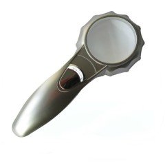 Işıklı Klasik Cep Büyüteç - 73 mm
