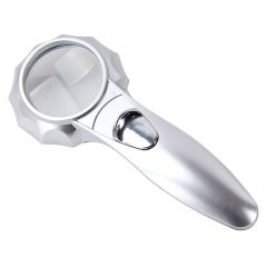 Işıklı Klasik Cep Büyüteç - 73 mm