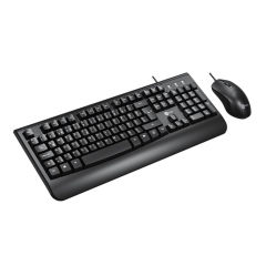 LENOVO LECOO CM105 SİYAH KABLOLU MOUSE  KLAVYE SET